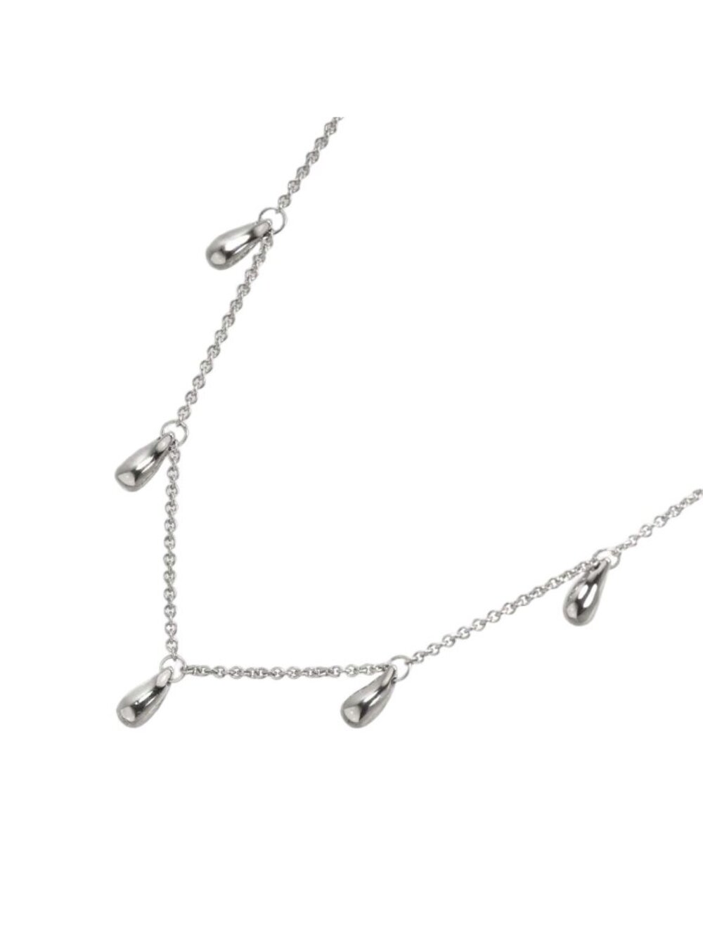 Tiffany & Co Teardrop Necklace 40 925 Sterling Silver